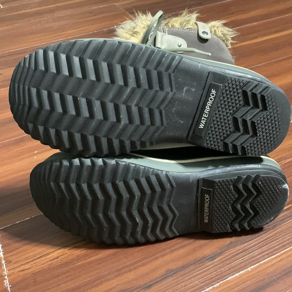 Sorel Joan of Arctic Winter Boots Faux-Fur Brown/Black - Picture 8 of 9